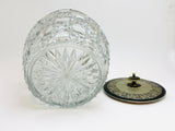 1880-90’s Daniel & Arter Victorian Glass Biscuit Barrel
