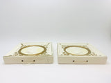 Vintage Porcelain Cameo Wall Plaques