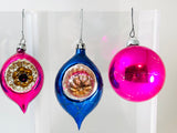 Vintage Glass Christmas Tree Ornaments