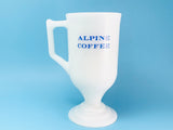 Vintage Alpine Village Inn Las Vegas Milkglass Coffee Mug