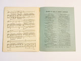 1904 A Lover in Damascus Piano Sheet Music Book