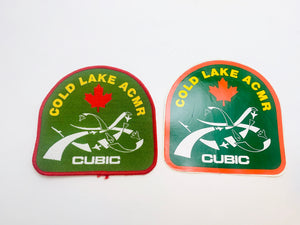 Vintage Cold Lake ACMR Cubic Patch and Sticker