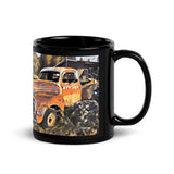 Rusty Truck Black Glossy Mug