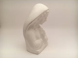 Clay model mold of Mary Praying