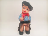SOLD! 1970’s Rubber Cowboy Squeek Toy