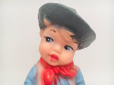 SOLD! 1970’s Rubber Cowboy Squeek Toy
