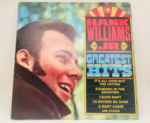 SOLD! Hank Williams Jr., Greatest Hits Album LP Record
