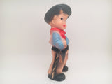 SOLD! 1970’s Rubber Cowboy Squeek Toy