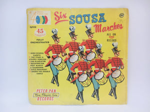 Six Sousa Marches, Peter Pan Cadet Band 45 RPM Record