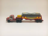 SOLD! 1970’s Majorette Magirus ech/100 Truck and Trailer, Made in France