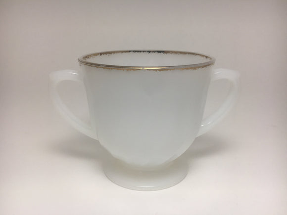 SOLD! Fire King Milk Glass Sugar Cup