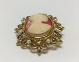 SOLD! 1940’s Cameo Carved Shell Brooch