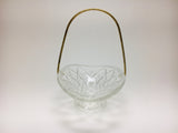 1970’s Avon Clear Glass Basket