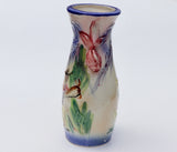 Vintage Koi Fish Handle Porcelain Vase