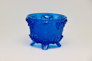 1950’s Blue Jeanette Glass Footed Candy Dish