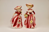 SOLD! 1960’s Porcelain Pair of Southern Belle Figurines