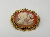 SOLD! 1930-40’s Cameo Shell Brooch