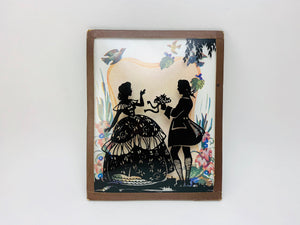 SOLD! 1940’s Curved Glass Silhouette Small Picture