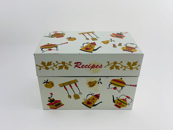 SOLD! 1950’s Ohio Art Company Recipes Tin