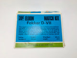 1968 Eldon Match Kit Fokker D-VII