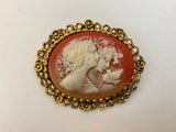 SOLD! 1930-40’s Cameo Shell Brooch