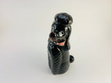 SOLD! 1950’s Redware Pottery Black Poodle
