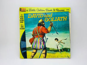 SOLD! 1976 David and Goliath - A Little Golden Book and Record