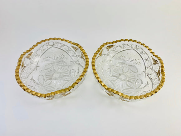 Antique Pressed Glass Berry Bowls