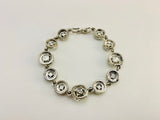 SOLD! 1990’s AAi Blue and multicoloured Rhinestone Bracelet