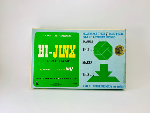 1960’s Hi-Jinx Puzzle Game
