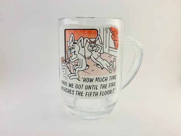 Vintage Adult Humour Dirty Sexy Rabbits Beer Mug