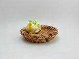 1970’s Tea Bag Holder, Cat in a Basket